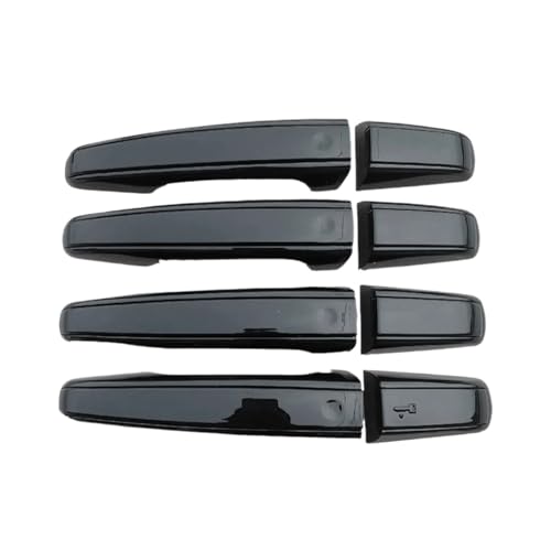 8個/セット 車のドアハンドルカバートリム交換用 レンジローバー ヴォーグ イヴォーク スポーツ ランドローバー ディスカバリー 5 2017-2021 対応(White Silver)