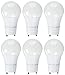 TCP LED10A19GUDOD27K6 LED GU24 60 Watt Equivalent | Light Bulbs, A19 Shape, Soft White, 6 Count