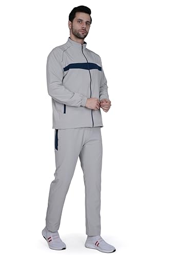 Image of BW:Beatwide Men's Tracksuit NS Dot Terry Polyester Spandex Full Stretch | Track Suit for Man Winter Wear | Sports Track Suit for Men Gym Running, Workout