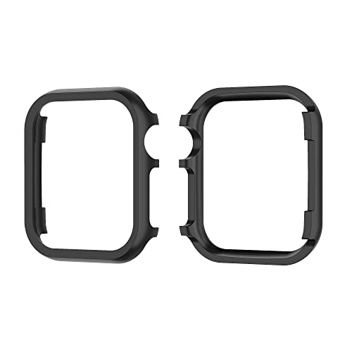 Ya en manzanajugosa.com: Funda del Reloj Negro Compatible con Apple Watch Serie 6 40mm, Carcasa Slim Metal Duro PC Protectora Anti-Arañazos Case Cover Estuche de Reloj Antichoque Compatible con Apple iWatch 40mm Serie 6 5 4