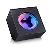 Venominbox Ferrofluid Music Visualizer, Dancing Sound Sensitive，Ferrofluid Speaker Music Mate, Decorative RGB Light Ferrofluid Display Desk Toy for Table, Bedroom, Office, Study, Science Gift