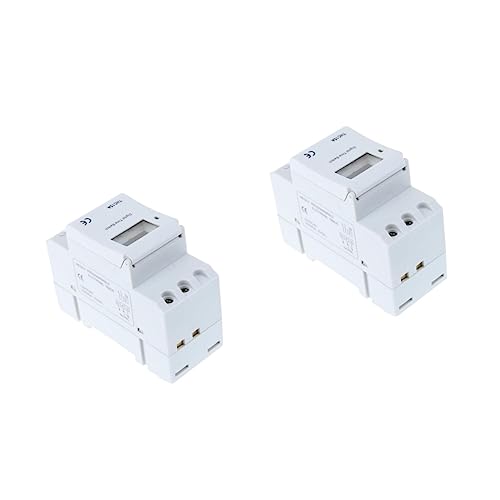 Mini-minuterie programmable blanche pour prise électrique extérieure (Lot de 2) - 2