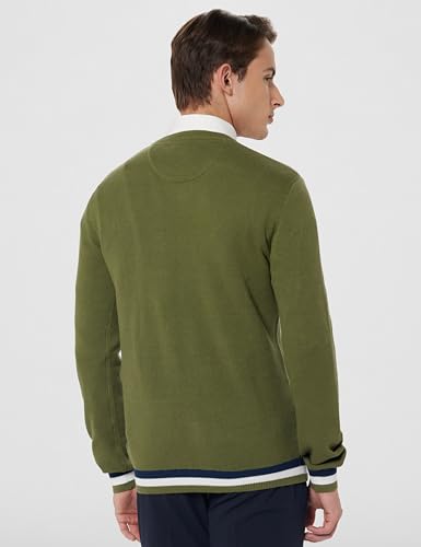 Image of Van Heusen Men's Luxury Sports Regular Fit Full Sleeve Crew Neck Sweater | Sophisticated Flair | Super Premium Fabric