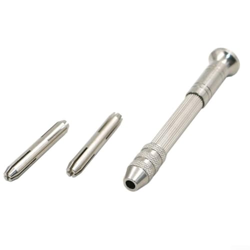 Set di 10 punte per trapano a mano, set di utensili rotanti di dimensioni compatte, per modelli hobby fai da te, per forare legno, tiglio, ambra, oliva