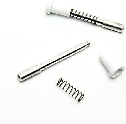 25-Pack, White CAPS, Window Screen Plunger Latches, 5/32" X 1-1/2", Made in The USA