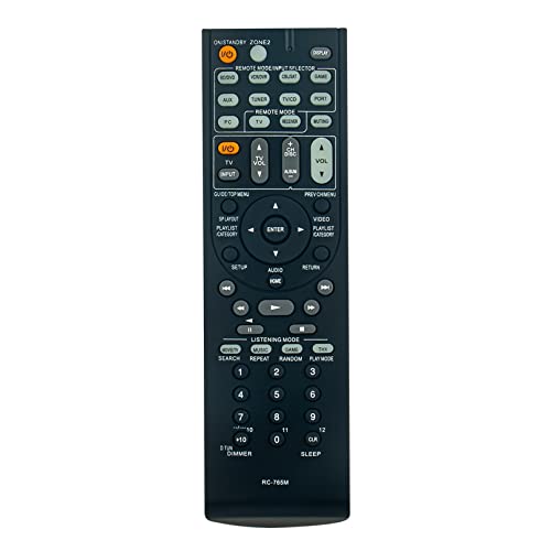 RC-765M Replacement Remote Control -VINABTY-fit for Onkyo AV Receiver RC765M remote control TX-SR608 24140765 RT24140765 TXSR608 TX-SR313 TXSR313 - Image 3