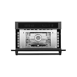 ZLINE 30" 1.6 cu ft. Built-in Convection Microwave Oven in Black Stainless Steel with Speed and Sensor Cooking (MWO-30-BS) ZLINE 30 16 cu ft Built in Convection Microwave Oven in Black Stainless Steel with Speed and Sensor Cooking MWO 30 BS