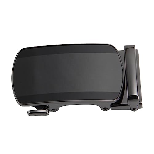 Opiniones de Hebillas de cinturón . 41 Hebilla de cinturón de trinquete para hombre, hebilla deslizante automática, pretina de aleación ajustable única para correa de cinturón de 3,5 cm de