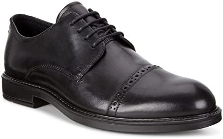 ECCO mens Vitrus Iii Cap Toe Tie Oxford, Black, 9-9.5 US | Image 3