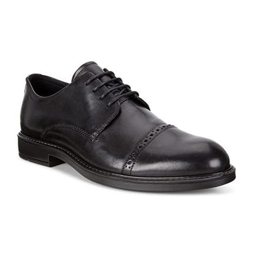 ECCO Vitrusiii-640544 Derbys för män, Brun, 39.5 EU