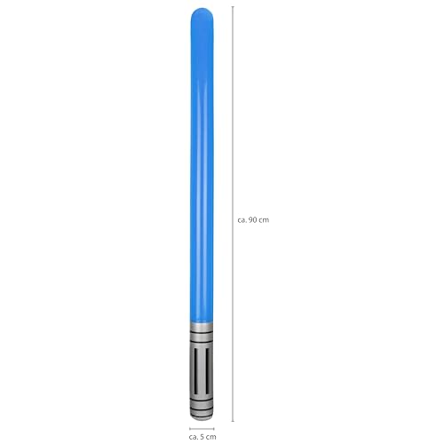 FunX Aufblasbare Lichtschwerter 10er Set - Laserschwert Accessoire für Kostüme, Themen-Party und Kindergeburtstage - 90 cm