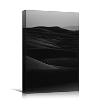 Canvas Wall Art Expressive Landscape Chic Dramatic Duotone Hallway Landscape Mountain Photography - 12x18 inches