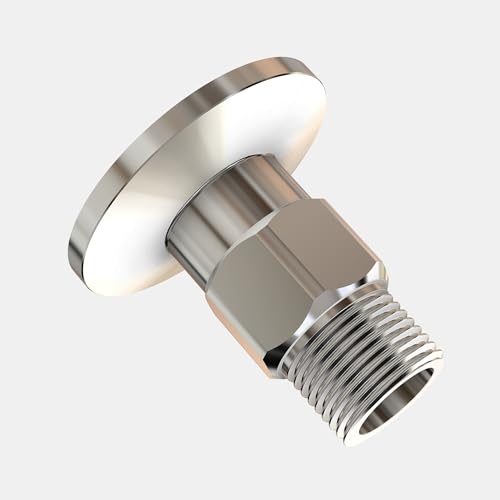 Image of bmotiontech MNPT x KF25 flange fitting (ISO-KF KF25 QF25 NW25) (3 /8 inch MNPT, 1PC adapter only)