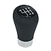 L & P Car Design A276-11 Schaltknauf Knauf Schalthebel Hebel Leder Schwarz 6 Gang kompatibel mit BMW 1er 3er e36 e46 e90 e91 e92 e93 5er e39 e60 e61 Knauf Plug Play Ersatzteil für OEM Schaltknopf