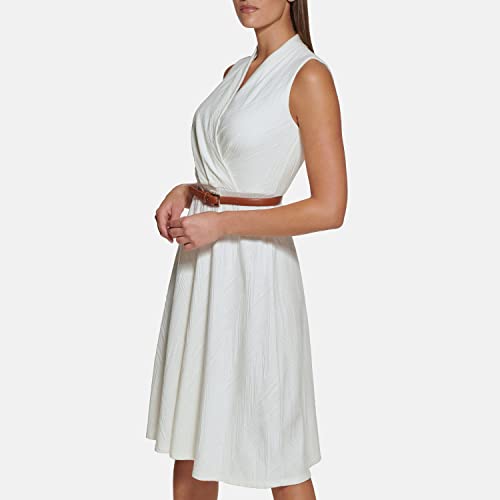 Tommy Hilfiger Women's Mini Houndstooth Knit Dress, Ivory #TOP5