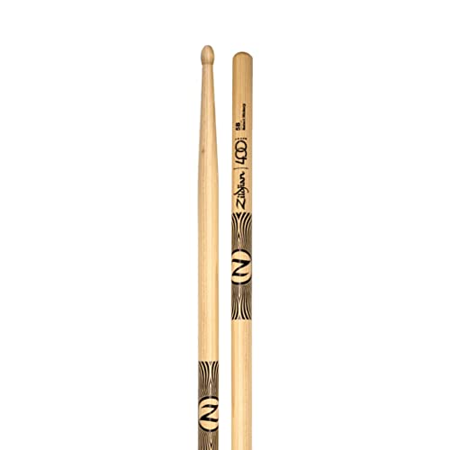 Zildjian Avedis Company Limited Edition 400th Anniversary 5B Wood Tip Drumsticks (Z5B-400), Natural