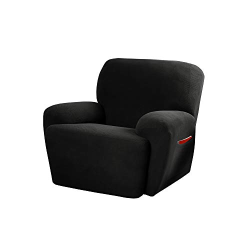 Maytex Pixel Slipcover, Recliner, Black #TOP16