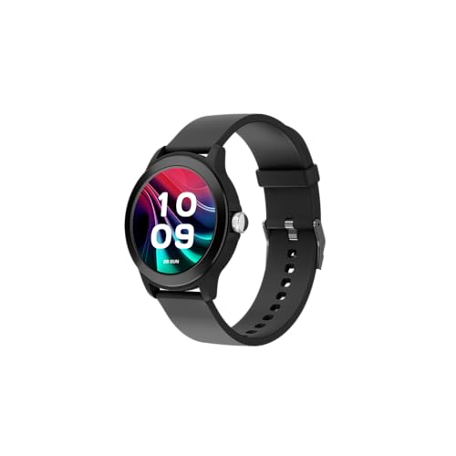 SPC Smartee Duo Vivo 2 - Smartwatch Montre connectée avec Cadran Rond AMOLED 1,32" | Appels Bluetooth | 2 Bracelets | 100 Sports | IP68 | 8 Jours Batterie | Contrôle app Android/iOS - Noir – Image 5