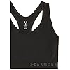Under-Armour-Womens-Armour-Mid-Keyhole-Sports-Bra Under Armour Women's Armour Mid Keyhole Sports Bra , Black (001)/Metallic Silver , Large