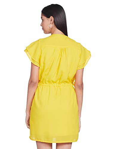 Image of SERA Women's Georgette A-Line Midi Dress