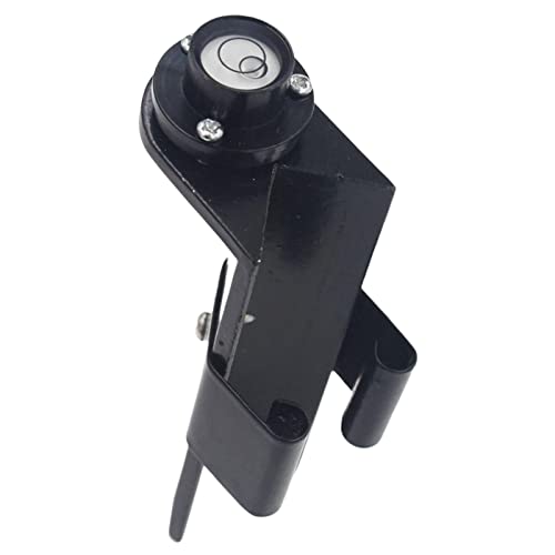 CUTICATE タワー定規丸型または角型ロッド用のグレードロッドレベル水準器ングポール測定器カーボンファイバーポールレベラー, ネクタイなしの黒