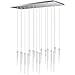 ET2 E31099-93PC Pipette Pendant, 17-Light 68 Total Watts, Polished Chrome