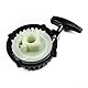 Pull Start Starter Motorrad Schwarz Seilzugstarter, Motorrad Auto Easy Pull Starter Seilzugstarter für 47CC 49CC Montage für Motor Pocket Quad Dirt Bike und für ATV