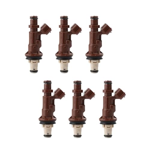 6PCS 23250-62040 燃料インジェクターノズル トヨタ タコマ タンドラ 4ランナー 3.4L V6 2325062040 23209-62040 FJ585 1580561 と互換性あり