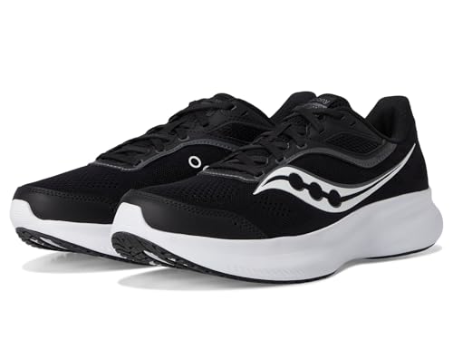 Saucony Cohesion 18   Tenis de Correr para Hombre, Negro/Blanco, 44 EU