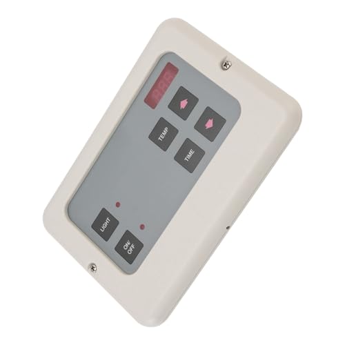 Dry Steam Bath Sauna Heater Controller, External Digital Controller Highly Efficient] For 9 To 15Kw Sauna Stove (White)