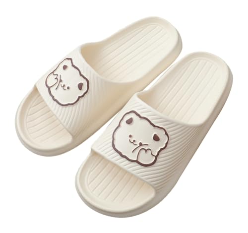 Unisex Kawaii Slipper Animal Slides Slippers for Women Men Cute Cartoon Slippers Comfy Cloud Slippers Sandals Shower Shoes