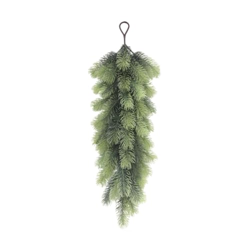 2 Pack Christmas Garland 23.62 Inch Artificial Cedar Greenery Garland - image 2