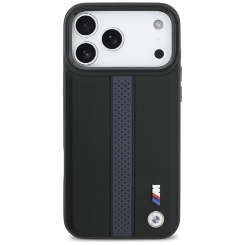 Coque BMW iPhone 17 Pro Max MagSafe CG Mobile perforée bleue - 3