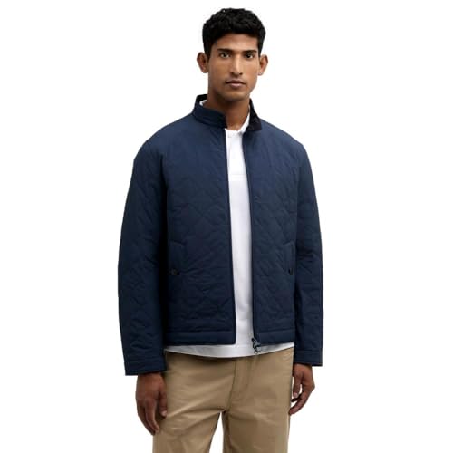 Barbour International Barbour Men's Tyneside Quilted Jacket, Navy (US, Alpha, X-Large, Regular