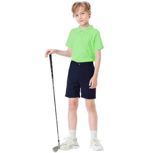 Image of Dreammonkey Toddler to Youth Stain Resistant Polo Shirts Kids Collared Golf T-Shirt School Uniform for Boys and Girls