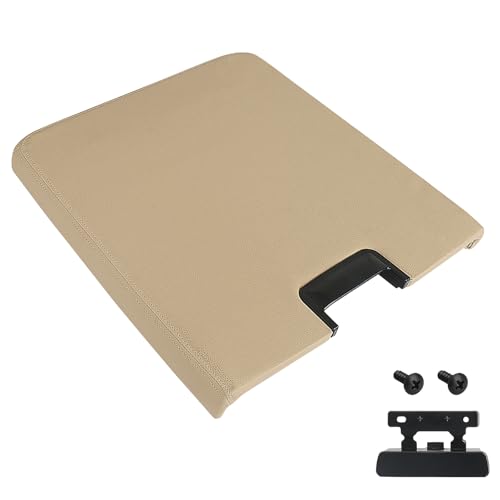 omoZone Front Seat Center Console Armrest Lid Cover with Latch Tan Compatible with 2007-2014 Chevrolet Chevy Avalanche Silverado Suburban Tahoe GMC Sierra Yukon XL Replaces 20864154 20864151 by omoZone - Used condition - US$21.44