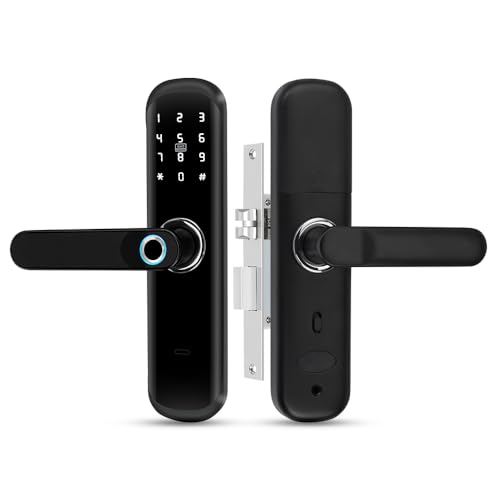 ReaIOKbii TUYA Smart Door Lock con maniglia: 5-in-1 Caratteristiche autenticazione