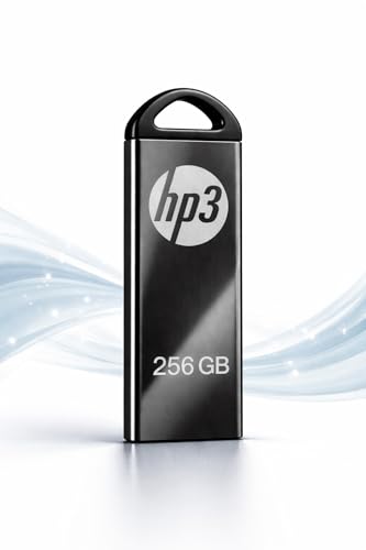 Image of HP3 Pendrive 256 GB, USB 3.0, Fast Data Transfer, 2 Year Warranty