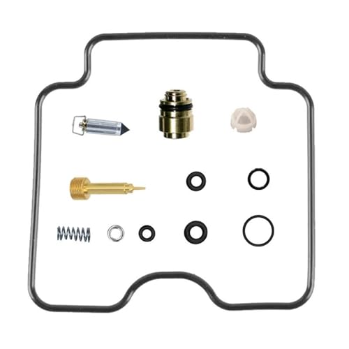 オーバーホールセット に適合するスズキ DR-Z DRZ400 E/S/SM DRZ 400 400SM 400S 2000-2017 用 オートバイキャブレター修理キット フロートプランジャー エアカットバルブ キャブレターリビルド修理キット(セット2)