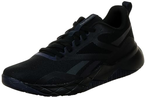 Reebok Entrenador Nfx, Zapatos de Entrenamiento Hombre, Negro Vector Navy Calzado Blanco, 42 EU