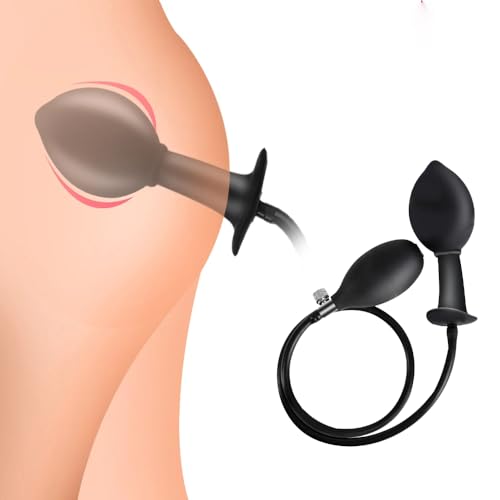 HCUDFN Plug anale gonfiabile regolabile, dilatatore anale SM, dilatatore anale, dildo anale, giocattoli sessuali for uomini e donne