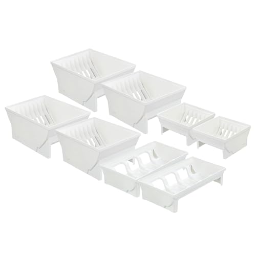 トトノ キッチン収納 食器を立てて引き出し収納 ケース 大皿多めセット 収納スペース目安84×42cm 【ザッカLab.オリジナルセット】 | お皿 収納 ディッシュスタンド 食器 立て 皿立て 引き出し内 中 仕切り 食器 整理 取り出しやすい 見やすい