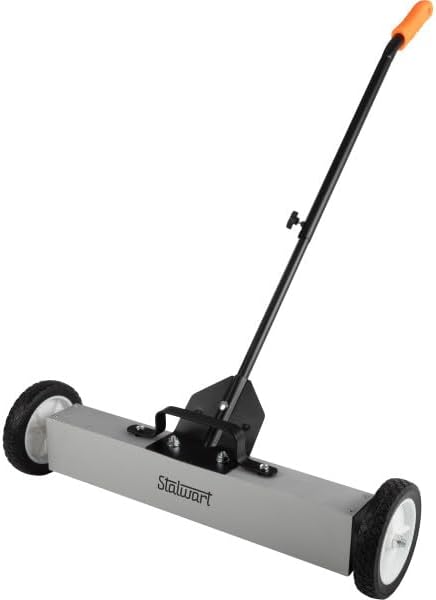 Magnetic Sweeper with Wheels, 24-Inch Rolling Magnet Head