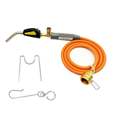 Kit torcia a propano universale CGA600: interfaccia standard CGA600, che può essere utilizzata con propano o MAPP, gas MAP-Pro. Facile da collegare e utilizzare.
