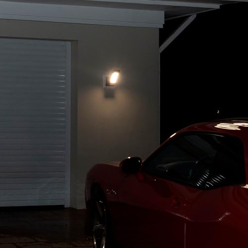 Outdoor Wall Light, Modern LED Exterior Wall Sconce,Black, 3000K Warm White - image 7