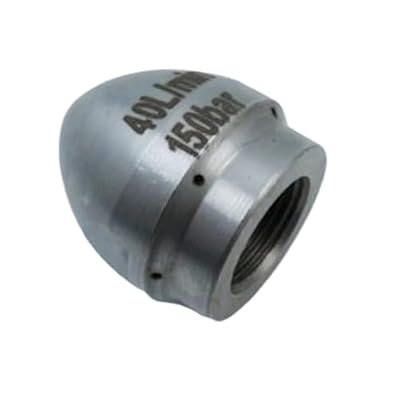 Pipe Nozzle Hose Nozzle Pressure Washer Accessories for Leaning Stainless Steel 40L Output Cleaning Tools (G3percent8inch)