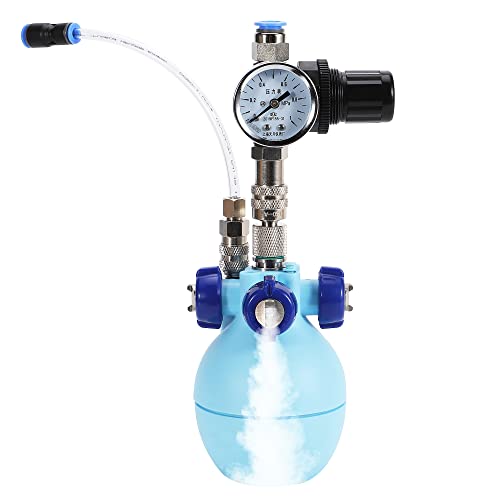 Hanchen Industrial Humidifier Large Fog Volume Static Removal Dust Removal Electronic Textile Plant Constant Humidity Dry Fog Humidifier Atomizer (10 Micron 2Nd Generation (Blue) Low Air Consumption) #TOP7