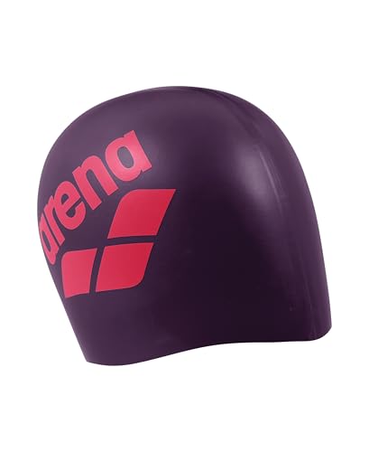 Image of Arena Unisex Big Logo Silicone Swim Cap Women and Men Fitness Swimmers Intensive Training Durable Soft Elastic Bathing Cap