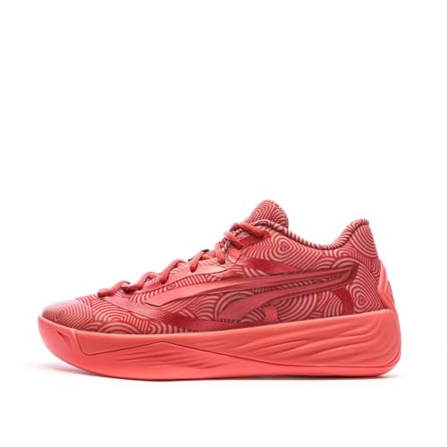 Chaussures de basket PUMA Stewie 2 mixte coloris rose rouge pour entraînement club