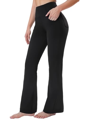 Pantalones de yoga para mujer acampanados ideales para clases de pilates y el día a día